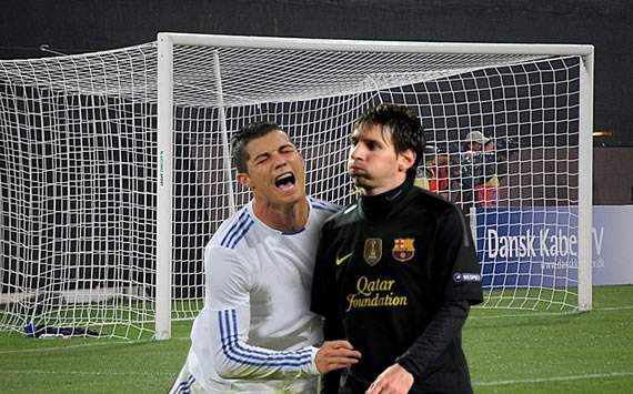 Cristiano Ronaldo, Leo Messi - Fotomontaje