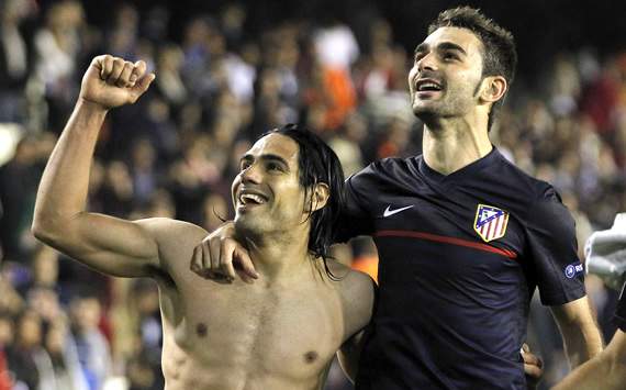 Radamel Falcao, Adrian, Atletico Madrid, Valencia