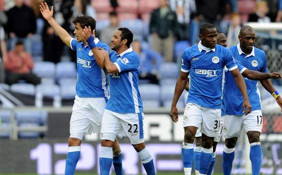 EPL - Wigan Athletic v Newcastle United, Franco Di Santo