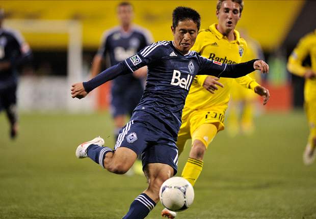 Former South Korea international Lee Young-Pyo scores his first Whitecaps' goal in MLS