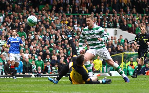 Celtic midfielder Commons aims jibe at Rangers over Juventus training agreement