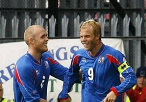 Ingimarsson - Gudjohnsen - Iceland (AFP)