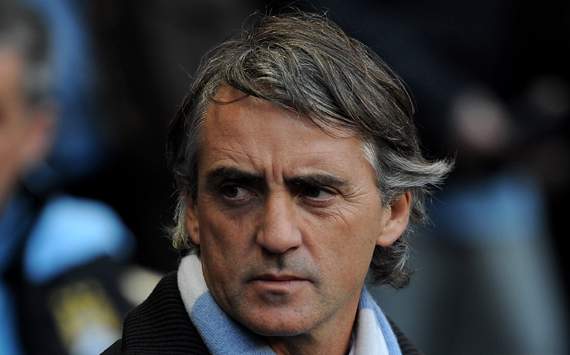 EPL, Roberto Mancini, City v Manchester United