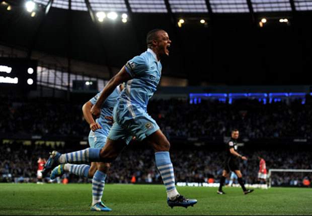 In Pictures: How Manchester City beat United in derby to move top of the Premier League