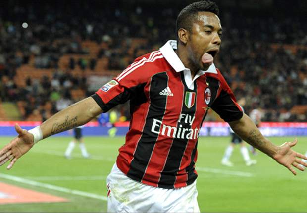 Robinho plays down Santos rumors: I'm happy at AC Milan