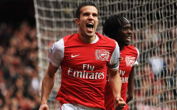 EPL-Arsenal v Norwich City, Robin van Persie