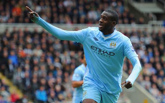 EPL-  Newcastle United v Manchester City, Yaya Toure