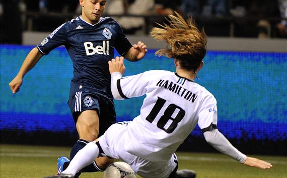 Davide Chiumiento; Paul Hamilton - Vancouver Whitecaps vs. FC Edmonton