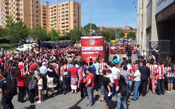 El optimismo reina en Neptuno, que vuelve a vibrar con el Atlético de Madrid