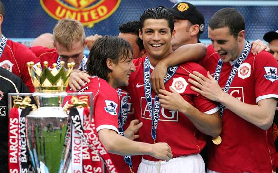 When Ronaldo beat City to win title at United