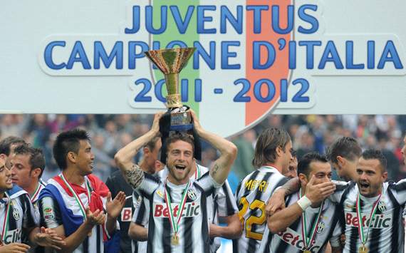 Juventus celebrating