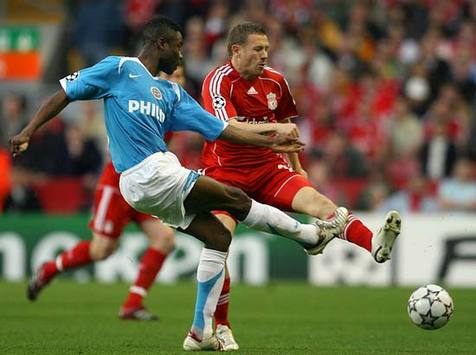 Champions League: Graig Bellamy, Eric Addo - Liverpool - PSV