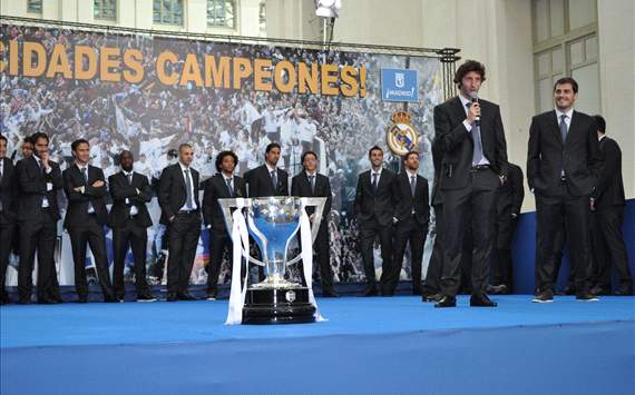 Celebración Liga Real Madrid Ayuntamiento
