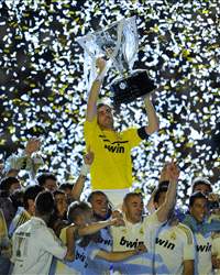Real Madrid La Liga 32 celebration