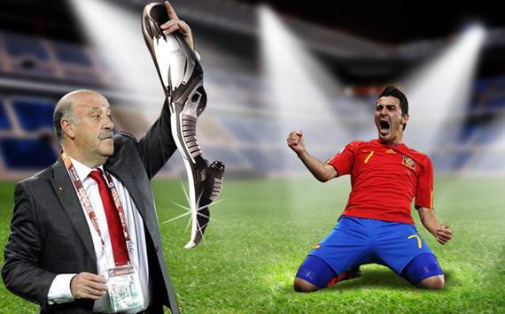 Vicente Del Bosque y David Villa, en busca de un milagro. ¡El fotomontaje del día!