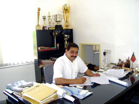 Peter Vaz, (Sporting Clube De Goa Chairman), India