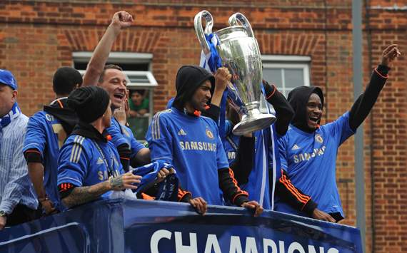 Chelsea FC Victory Parade - John Terry, Jose Bosingwa and Mikel