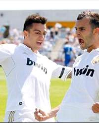 Joselu Mato y Jesé Rodríguez, Real Madrid Castilla 5-1 Cádiz 05