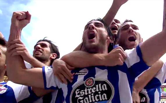 Deportivo La Coruña - celebration