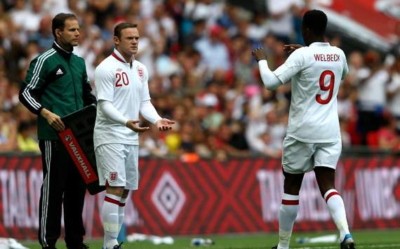 International Friendly - England v Belgium, Wayne Rooney and Danny Welbeck 