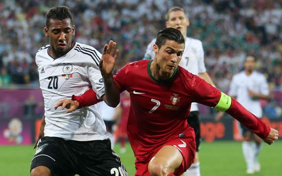 UEFA EURO - Germany v Portugal, Cristiano Ronaldo and Jerome Boateng