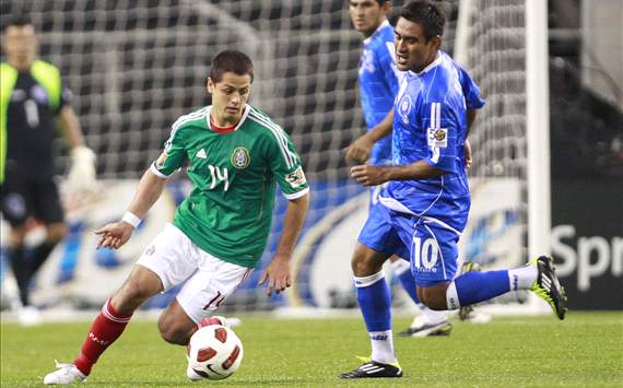 Javier Hernández, Mexico vs. El Salvador, Gold Cup 2011 (Getty)