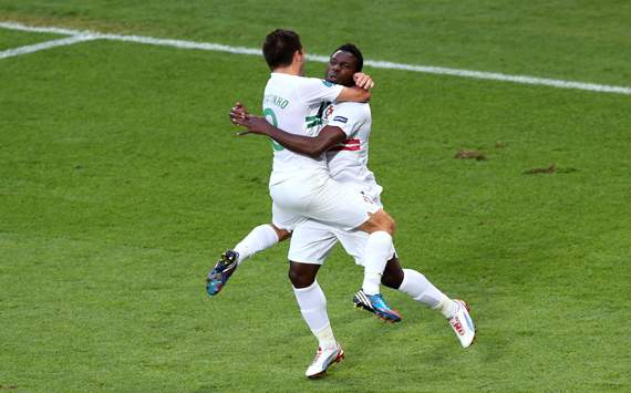 UEFA EURO 2012; Silvestre Varela; Joao Moutinho, Denmark v Portugal