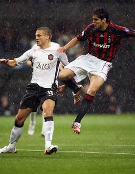 Champions League: Kaka, Vidic, Milan - Manchester United 