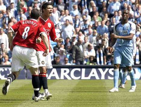 Cristiano Ronaldo - Wayne Rooney - man city- man united