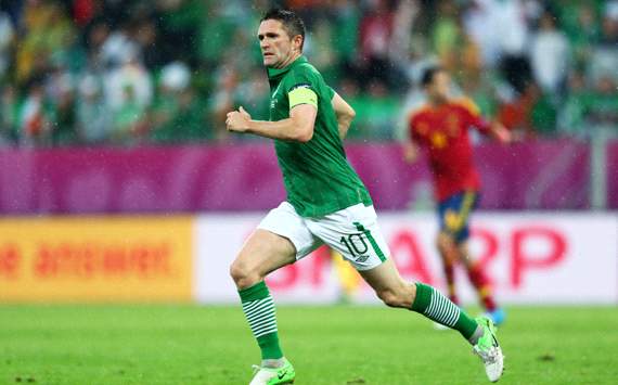 UEFA EURO 2012 : Robbie Keane, Spain v Ireland