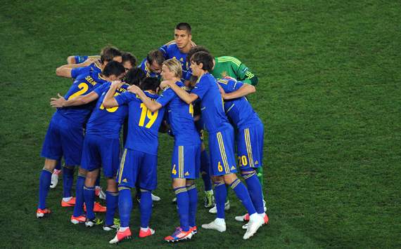 Euro 2012: The Ukraine team, England v Ukraine