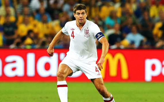 UEFA EURO 2012 : Steven Gerrard, England v Ukraine