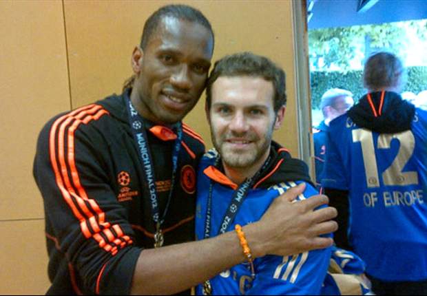 Mata tells Drogba: 'It's been a pleasure to play with you'