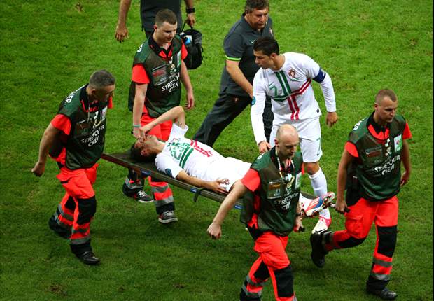 Portugal striker Postiga set to miss semi-final