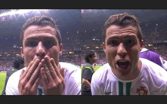 Cristiano Ronaldo dedicates goal to Mionel Messi