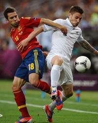 Euro 2012 : Jordi Alba vs Mathieu Debuchy (Spain vs France)