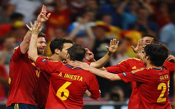 Spain vs France - Euro 2012