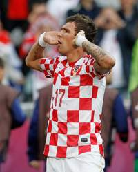 UEFA EURO 2012 - 	 Italy v Croatia , Mario Mandzukic 