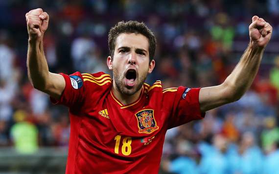 Jordi Alba of Spain