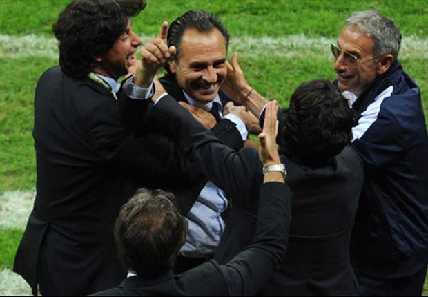 Hail Cesare! By steering Italy to the final Prandelli has already conquered his nation