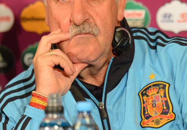Del Bosque says Spain controlled the game following their 4-0 victory over Belarus