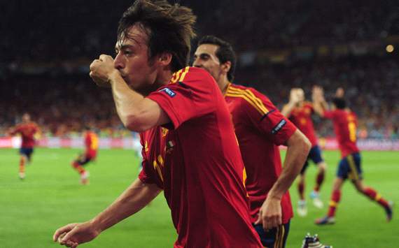David Silva - Spain-Italy - Euro 2012