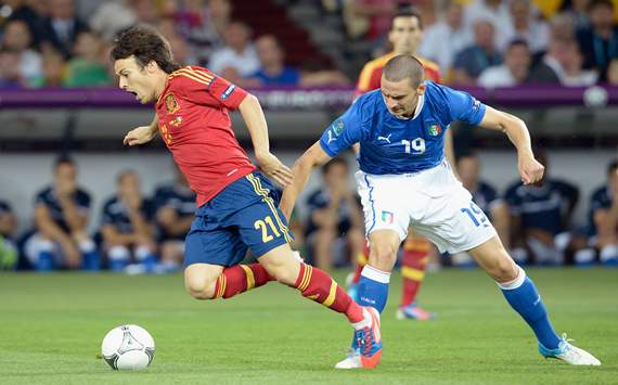 Leonardo Bonucci; David Silva - Spain vs Italy