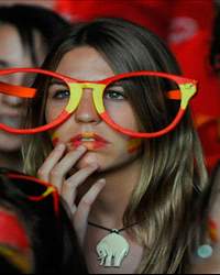 Spain Fans Watch The UEFA EURO 2012 Final Match