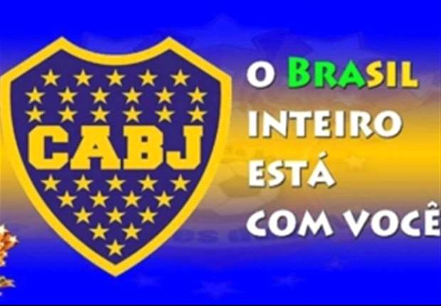 Los brasileros "anti - Corinthians" respaldan a Boca con afiches 
