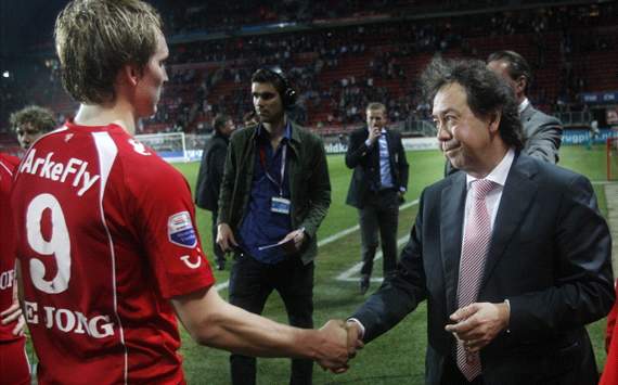indosportsbook.com Luuk de Jong and Joop Munsterman, FC Twente