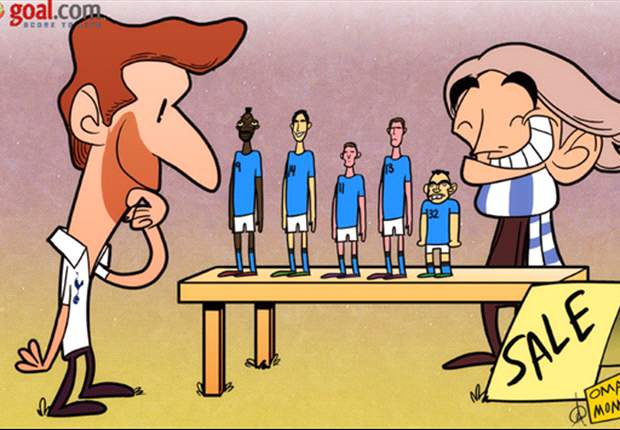 Cartoon - Villas Boas va faire ses courses chez City