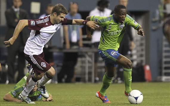 Drew Moor, Colorado Rapids; Steve Zakuani, Seattle Sounders FC; MLS