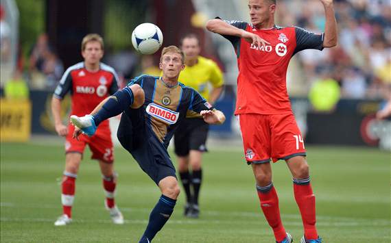 Brian Carroll, Danny Koevermans; Philadelphia Union - Toronto FC