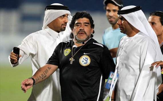 Al Wasl rubbish €1.4m Maradona pay-out reports